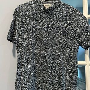 Heritage Casual Blue and White Button Down Shirt